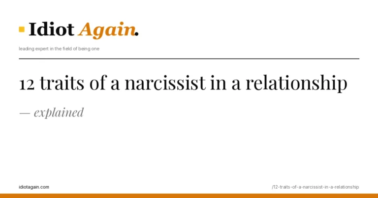 editorial illustration about traits of a narcissist in a relationship featured — yellow and black palette, idiotagain.com style