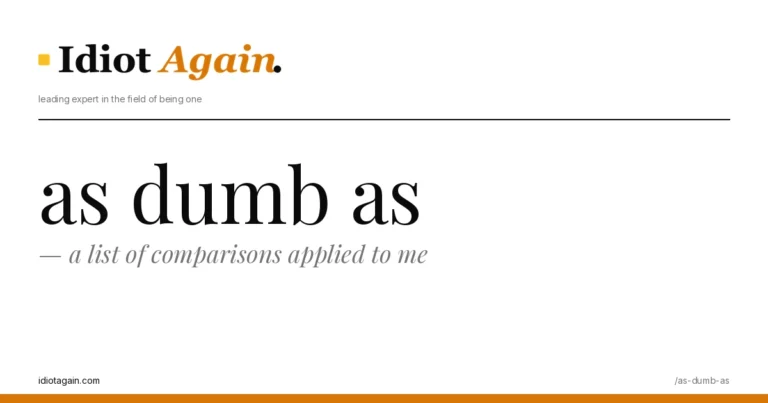 feature illustration for the as dumb as essay on idiotagain.com