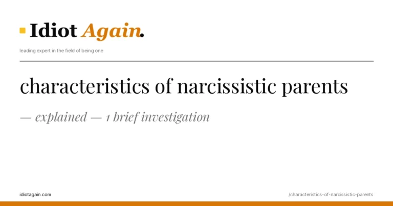 minimalist editorial cover about characteristics of narcissistic parents, black ink and yellow tones, idiotagain.com