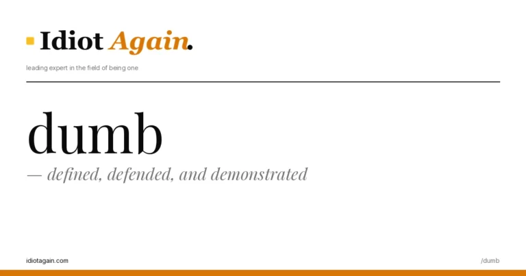 feature illustration for the dumb essay on idiotagain.com