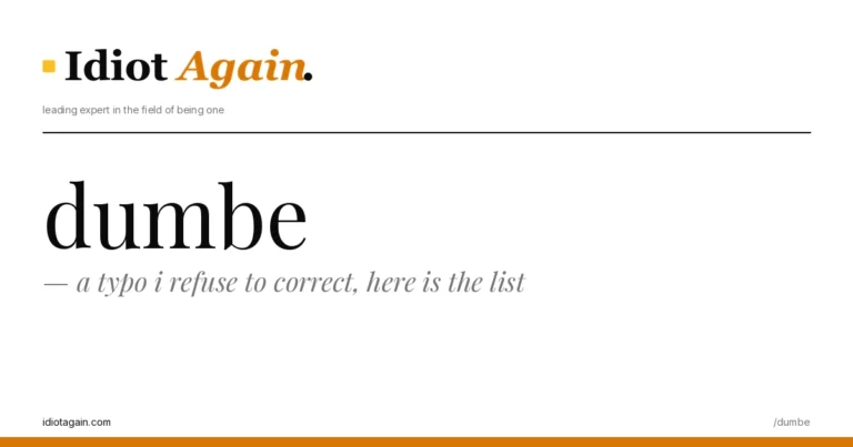 dumbe, visualised — flat editorial illustration with yellow highlights, idiotagain.com