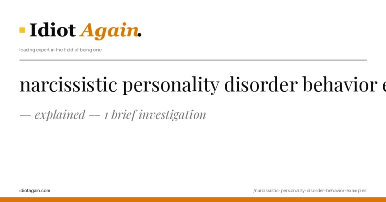 editorial illustration about narcissistic personality disorder behavior examples — yellow and black palette, idiotagain.com style