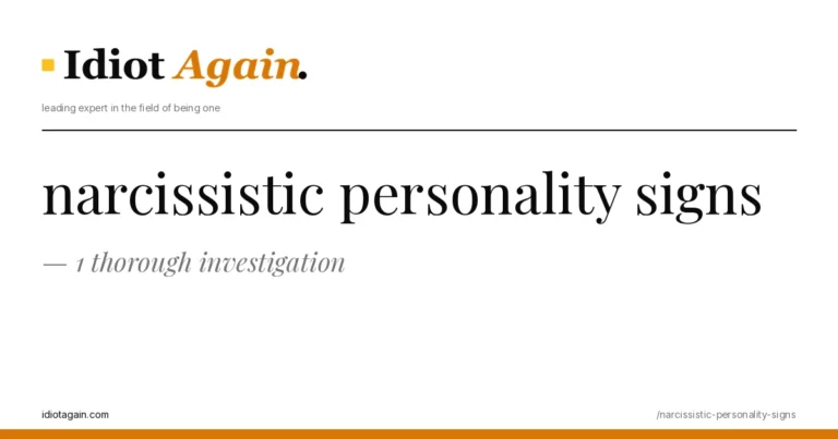 editorial illustration about narcissistic personality signs — yellow and black palette, idiotagain.com style