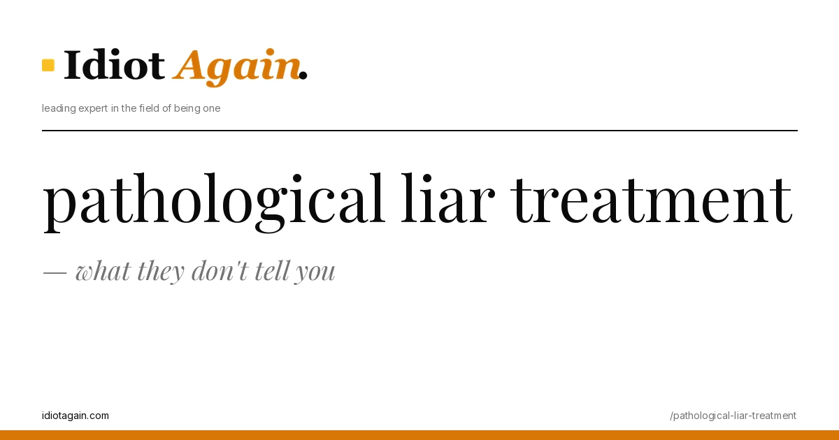 editorial illustration about pathological liar treatment — yellow and black palette, idiotagain.com style